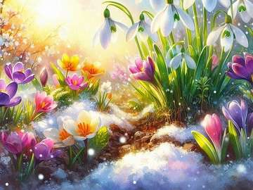 Hello spring! jigsaw puzzle online