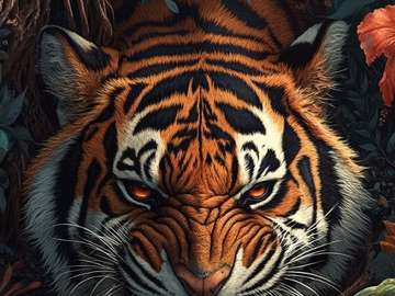 tiger tiger in the jungle online puzzle
