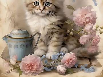 nice kitten online puzzle