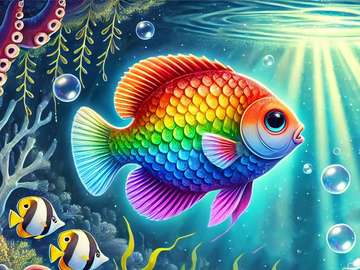 The rainbow fish jigsaw puzzle online