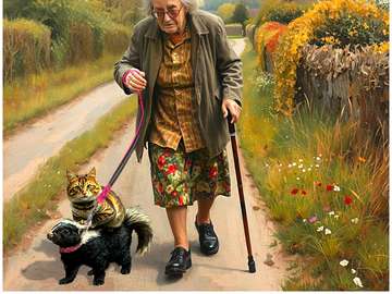 Covid? Liz has total social distancing protection. jigsaw puzzle online