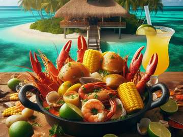 Seafood casserole online puzzle